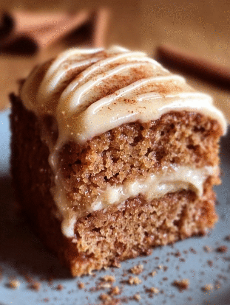 Applesauce Cake with Cinnamon