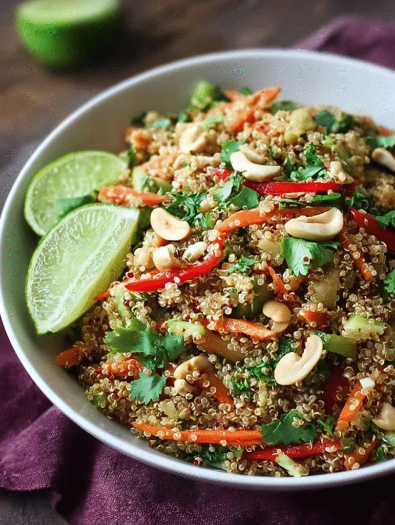 Thai Quinoa Crunch Salad