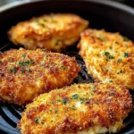 Delicious Air Fryer Parmesan Crusted Chicken