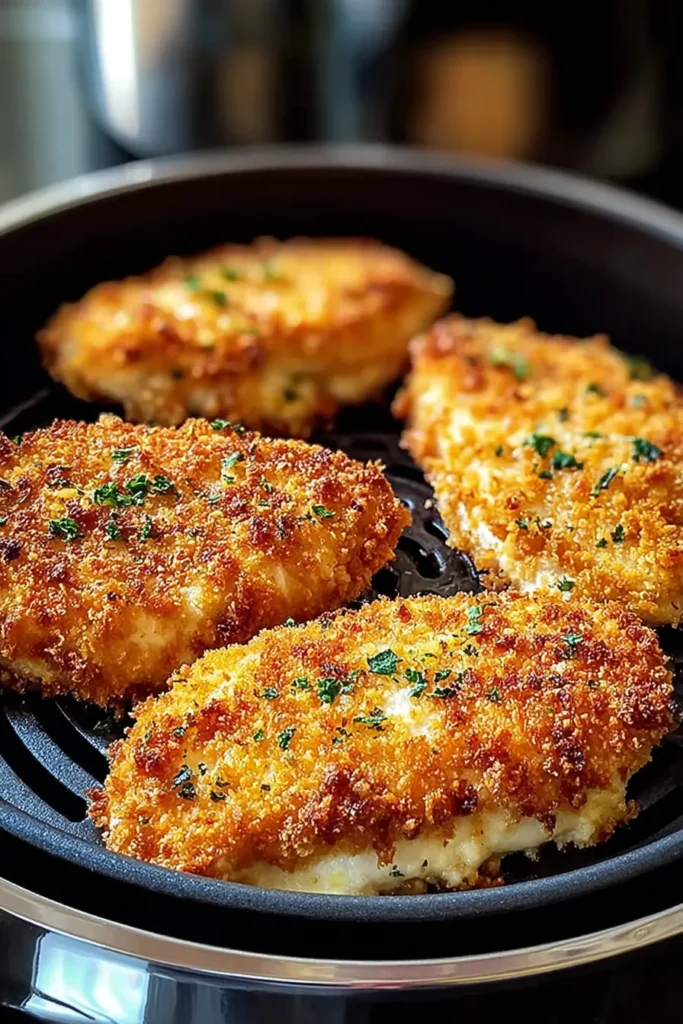 Delicious Air Fryer Parmesan Crusted Chicken