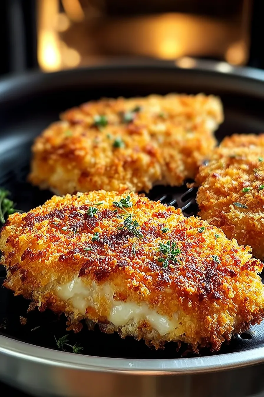 Air Fryer Parmesan Crusted Chicken