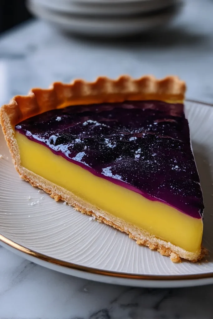 Delightful Blueberry–Lemon Curd Tart Slices