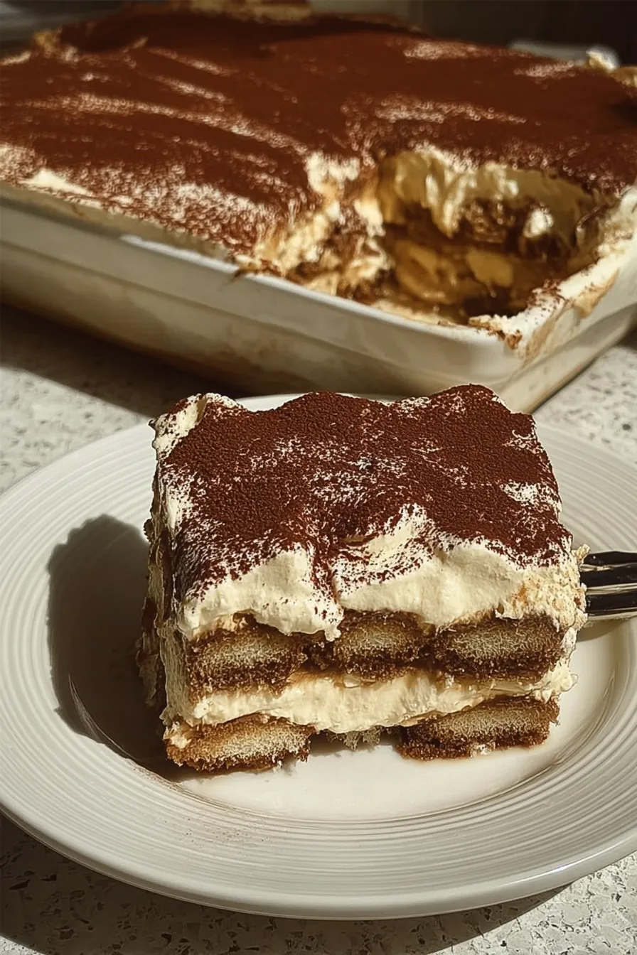 Delicious Cottage Cheese Tiramisu Ready to Serve