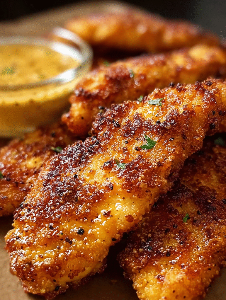 Crispy Mustard Chicken Tenders