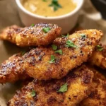 Crispy Mustard Chicken Tenders Ready to Savor
