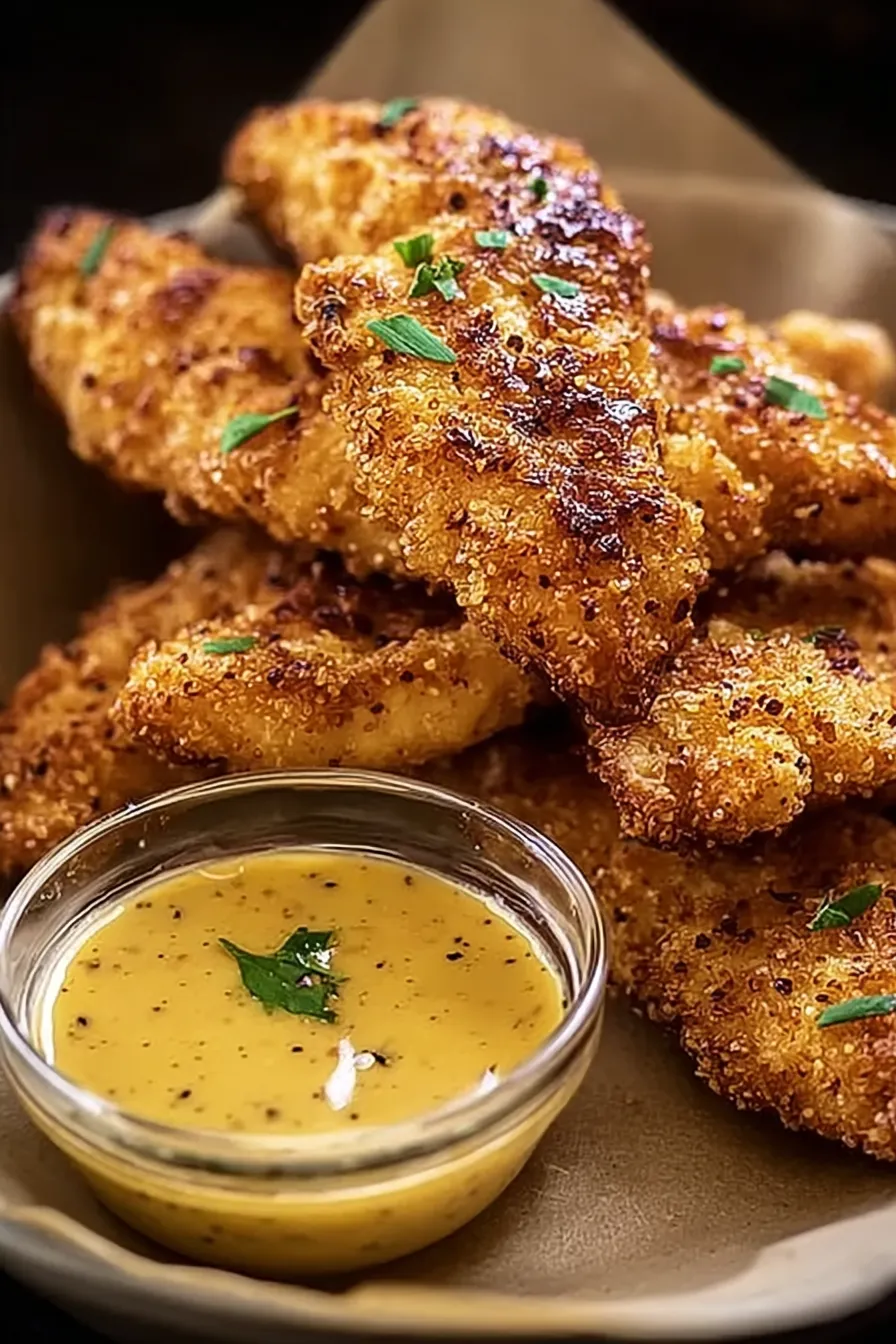 Crispy Mustard Chicken Tenders