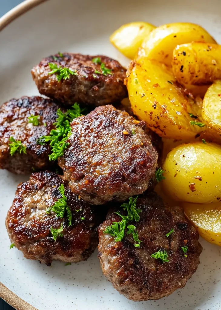 German Frikadellen Platter - Savory Meatballs