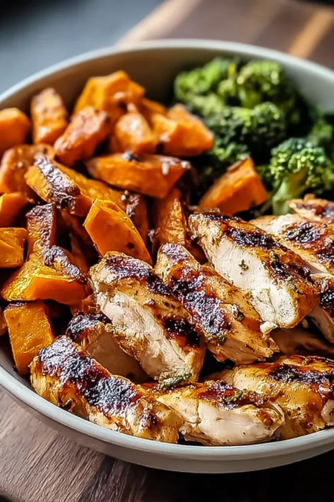 Grilled Chicken and Sweet Potato Bowl: A Healthy Feast