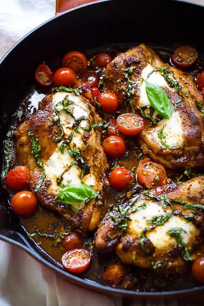 One Pan Balsamic Chicken - Quick and Delicious Meal