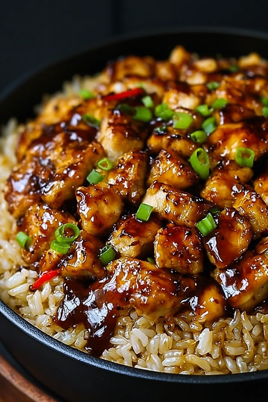 One-Pan Bold Honey BBQ Chicken Rice
