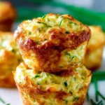 Delicious Parmesan Zucchini Muffins Freshly Baked