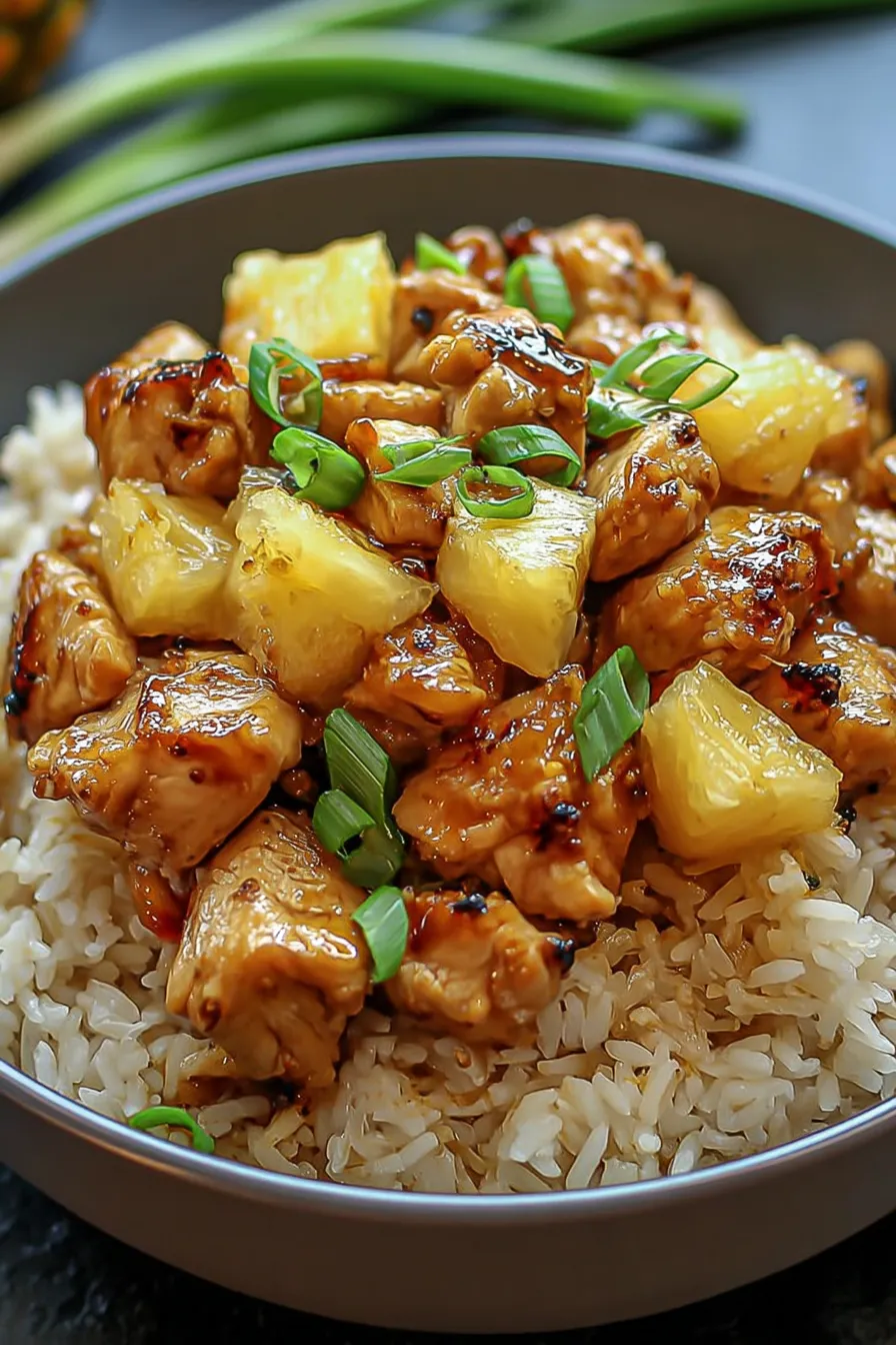 Pineapple Chicken and Rice
