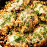 Santa Fe Chicken Skillet Ready to Serve