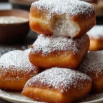 Delicious Vanilla French Beignets Plated for Serving