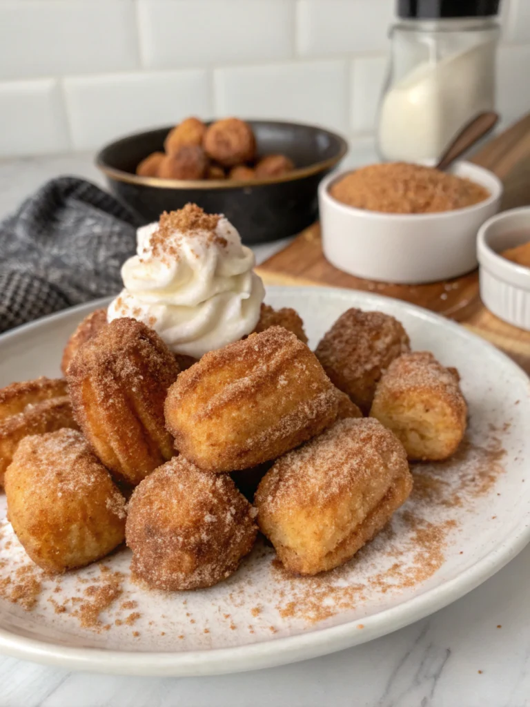 Air Fryer Churro Bites