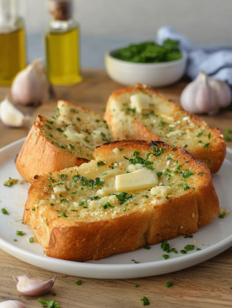 Air Fryer Garlic Bread