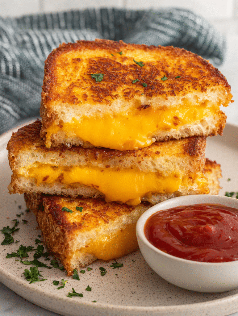 Air Fryer Grilled Cheese