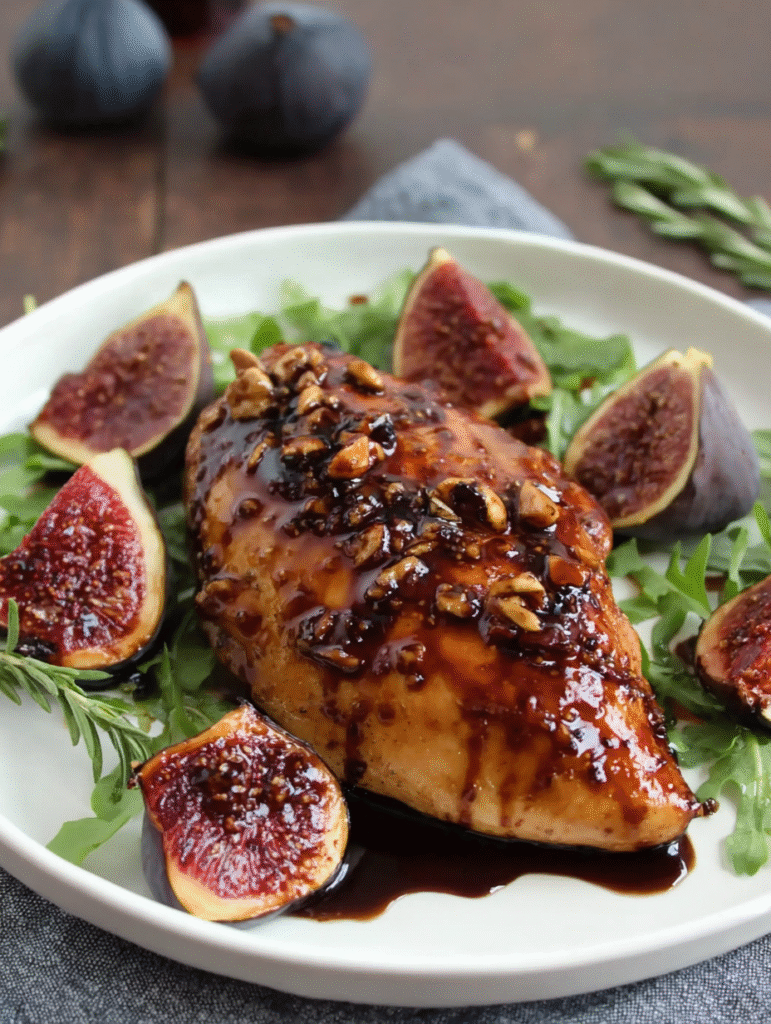 Balsamic Fig Glazed Chicken How to Make in 7 Steps