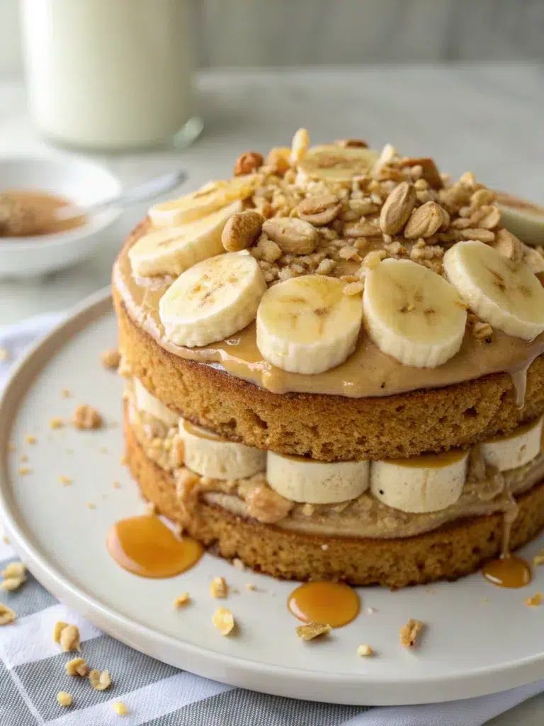 Banana Peanut Butter Breakfast Cake