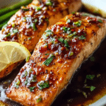 Brown Sugar Soy Glazed Salmon