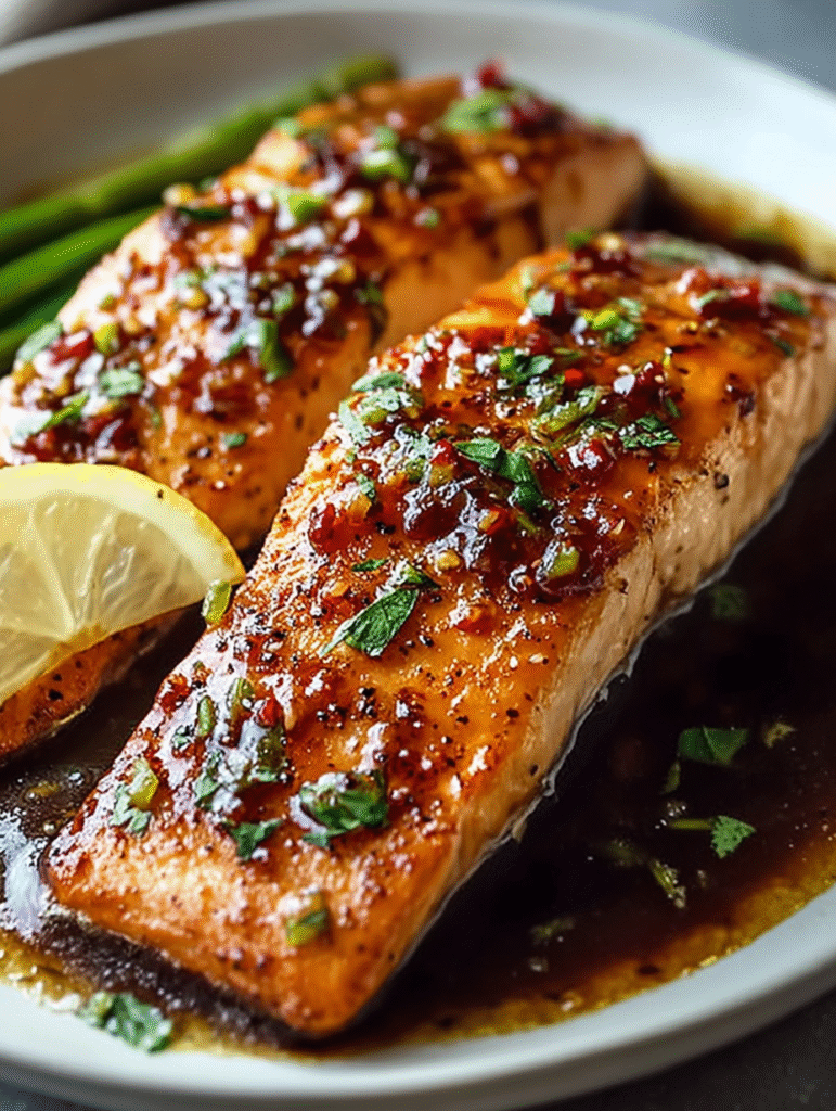 Brown Sugar Soy Glazed Salmon