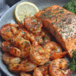 Cajun Shrimp and Salmon