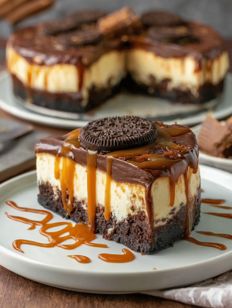 The Ultimate Guide to Making the Perfect Caramel Brownie Cheesecake: A Decadent Triple-Layer Dessert