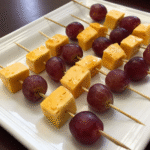 Cheese and Grape Skewers