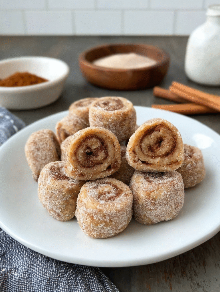 Cinnamon Roll Energy Bites
