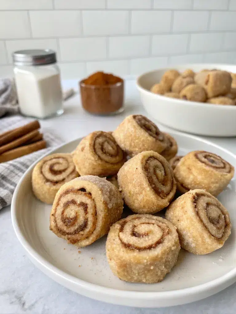 Cinnamon Roll Energy Bites