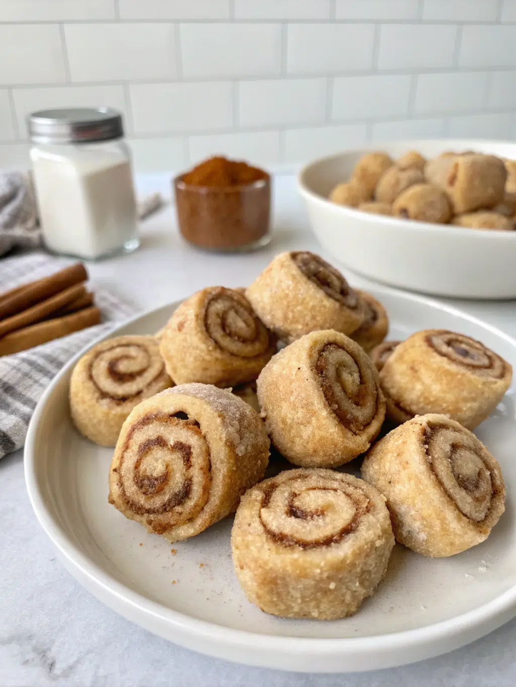 Cinnamon Roll Energy Bites