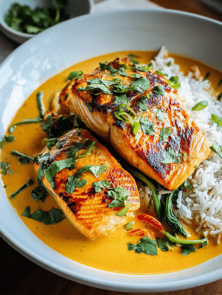 Coconut Salmon Curry