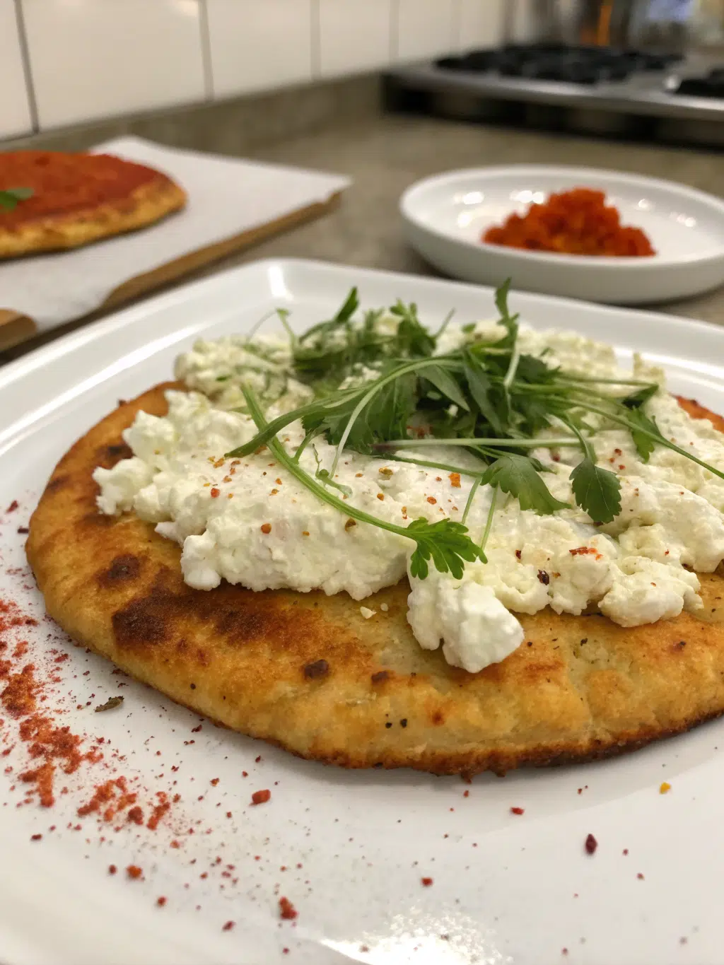 Cottage Cheese Flatbread