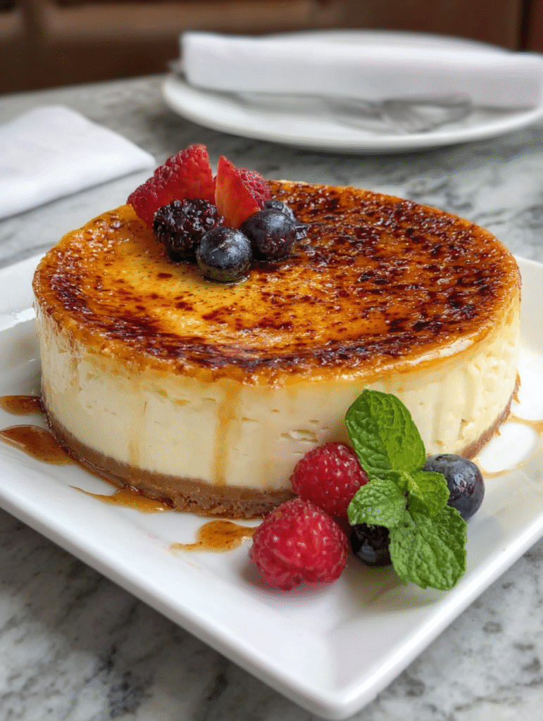 Crème Brûlée Cheesecake How to Make in 6 Easy Steps
