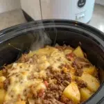 Crockpot Hamburger Potato Casserole