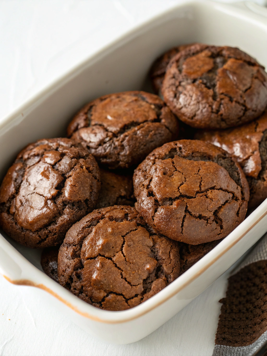 Fudgy Chocolate Brownie Cookies