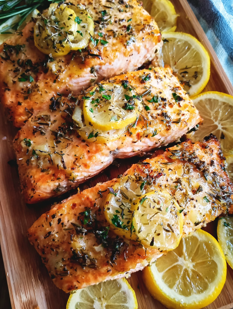 Garlic Butter Lemon Salmon
