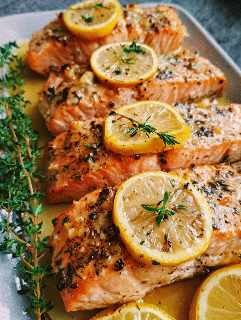 Garlic Butter Lemon Salmon