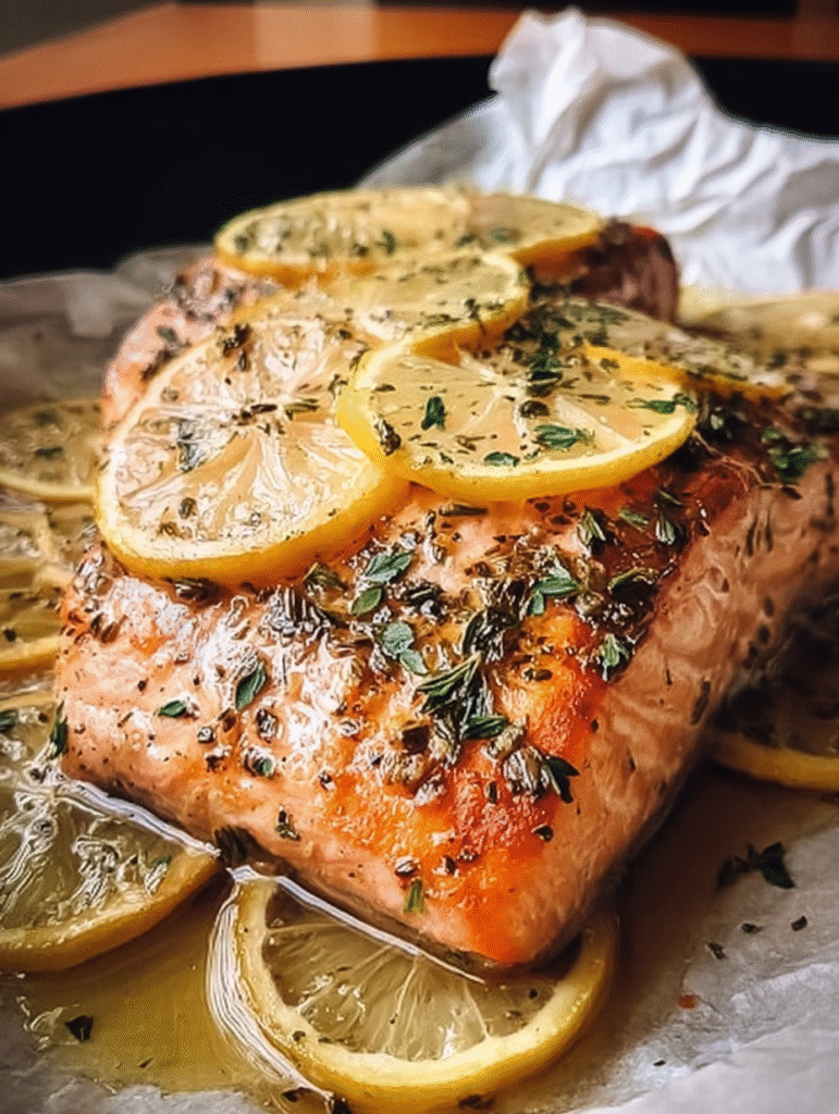 Garlic Butter Lemon Salmon