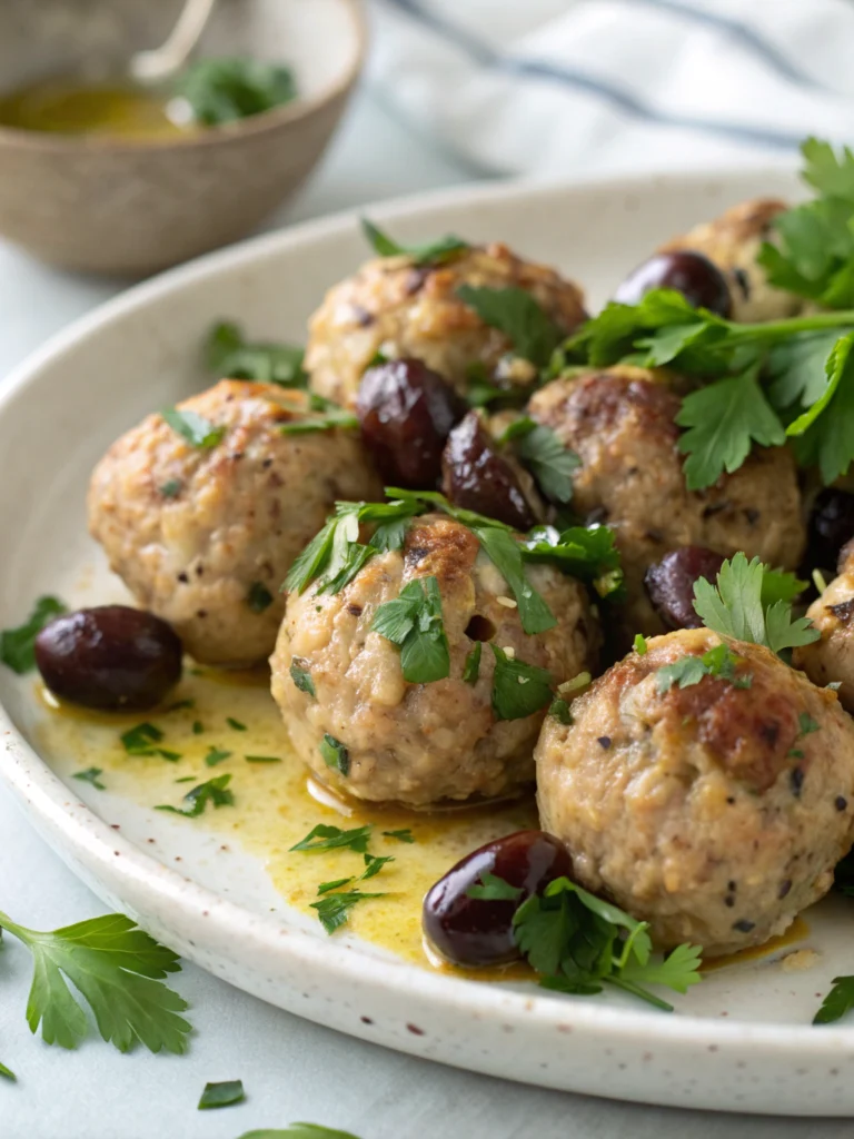 Greek Turkey Meatballs