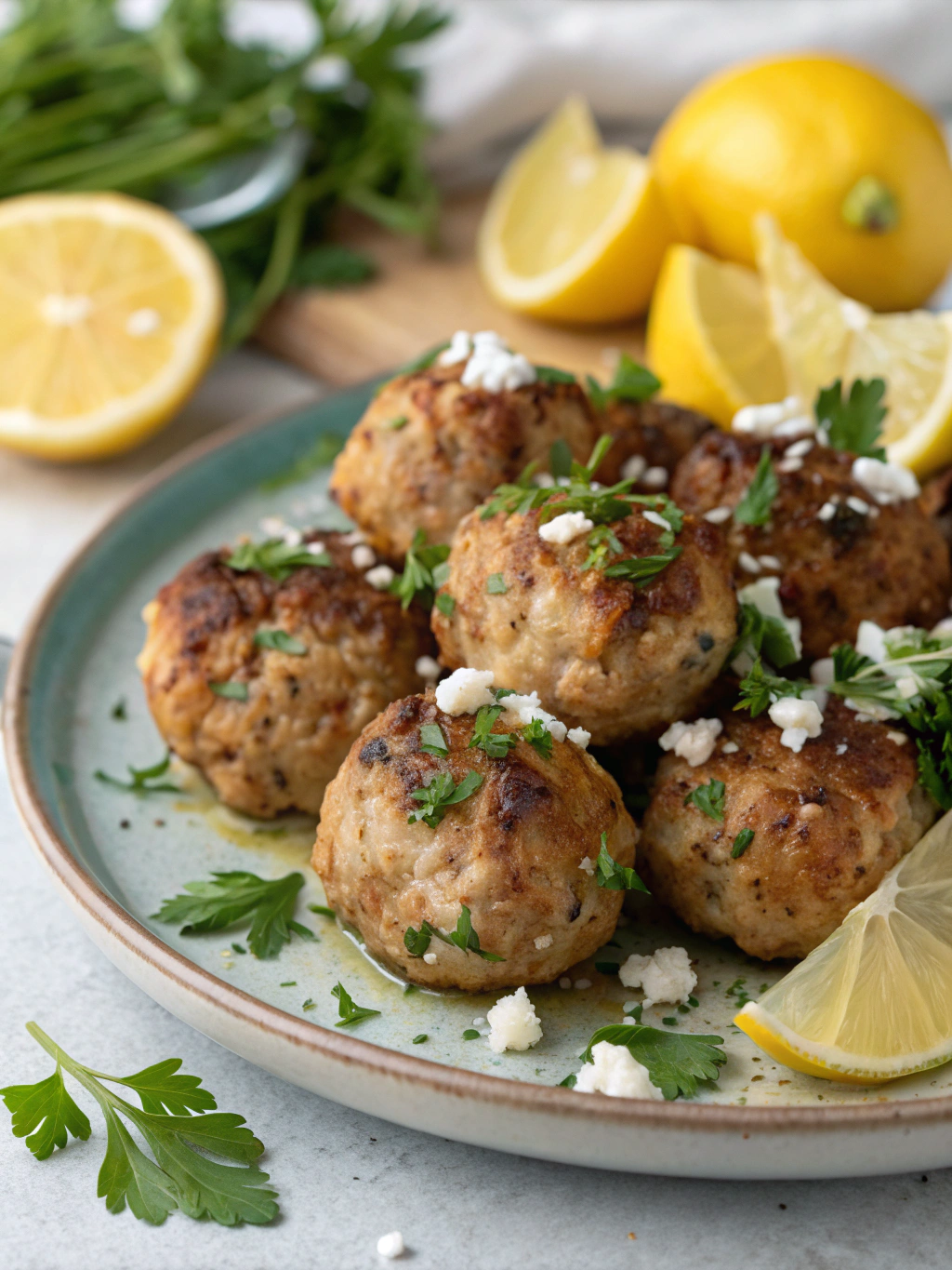 Greek Turkey Meatballs