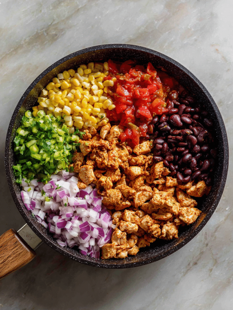 Ground Turkey Taco Casserole
