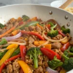Ground Turkey Teriyaki Stir Fry