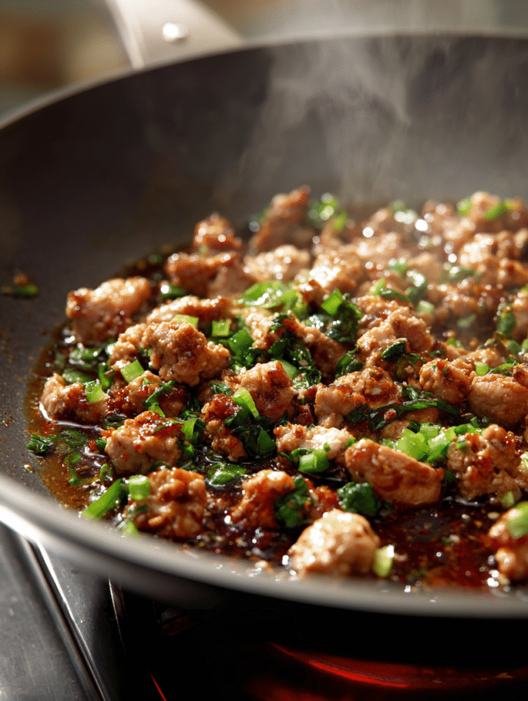 Ground Turkey Teriyaki Stir Fry