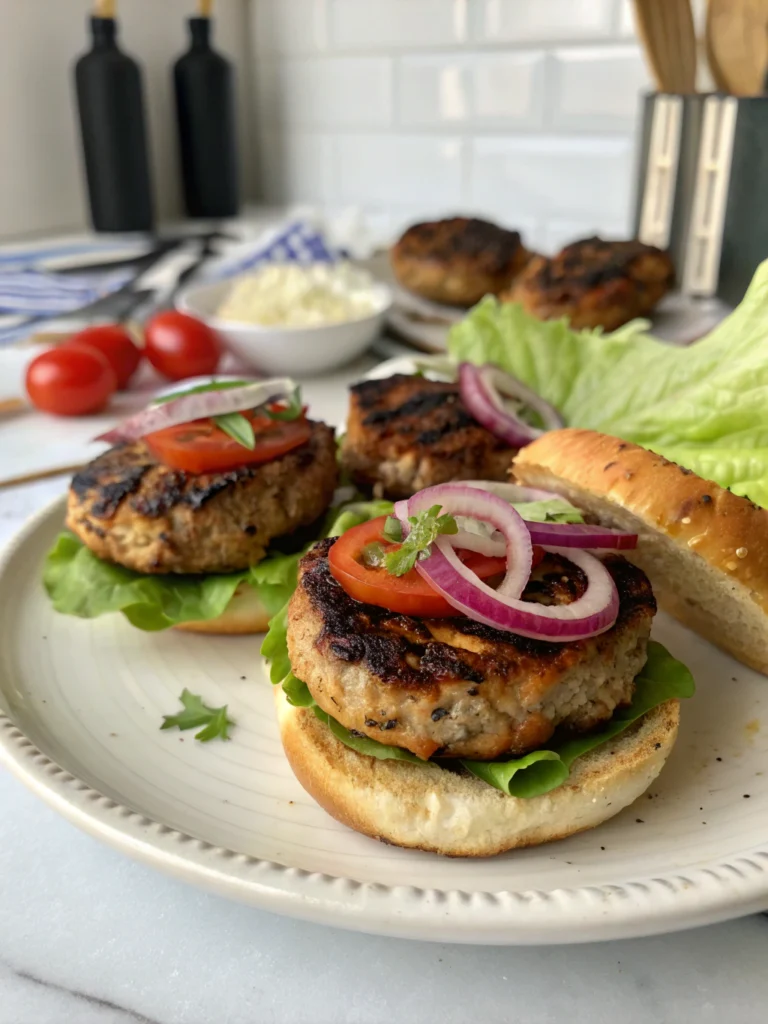 Juicy Ground Turkey Burgers