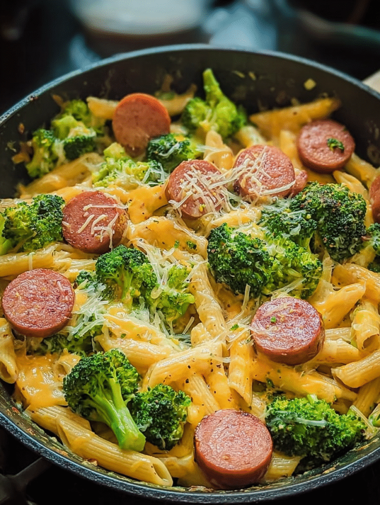 Kielbasa Broccoli Skillet