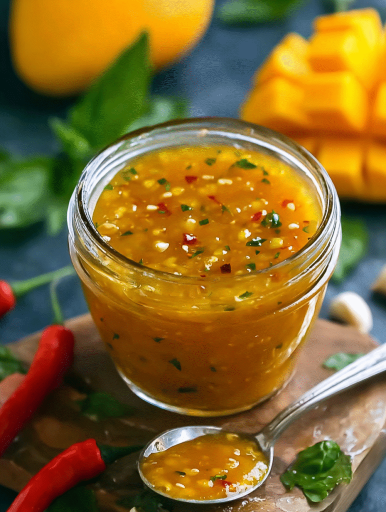 Mango Habanero Honey Garlic Sauce