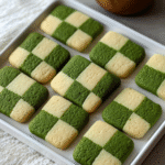 Matcha Checkerboard Cookies