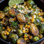 Mexican Street Corn Brussels Sprouts