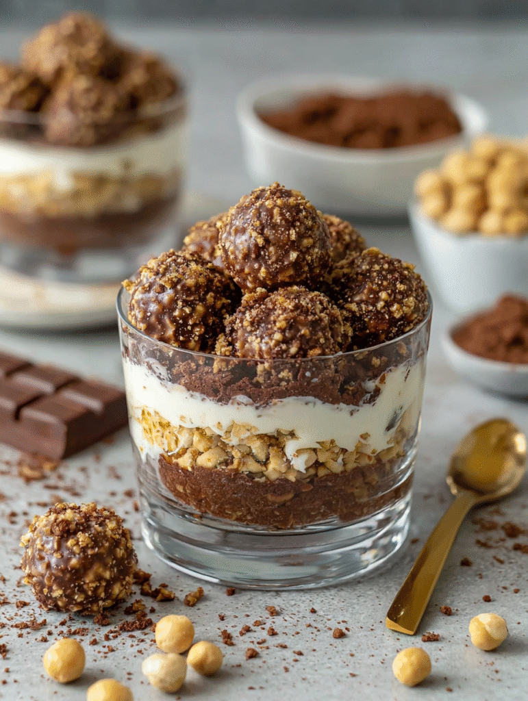 No Bake Ferrero Rocher